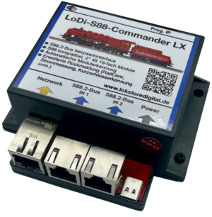 lodi commander melden s88 railcom ampere kortsluiting